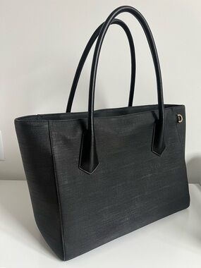 Dagne Dover Black Signature Tote